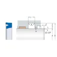 SKF Hydraulische Kolbenstangendichtung S1S 140