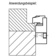 Kipp Spannhaken mit Winkelaufnahme M12