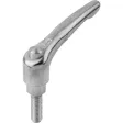 Kipp Klemmhebel Gr. 2 M8x40 Edelstahl mit Schutzkappe
