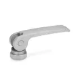 Ganter Exzenterspanner, Edelstahl GN927.5-44, Kunststoff-Auflagescheibe mit Stellmutter