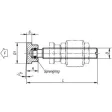 Kipp Druckschraube mit Druckstück M16x105,3