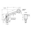Ganter Sicherheits-Spannhebel mit Schraube, gerade GN312