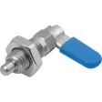 KIPP SPERRRIEGEL MIT SECHSKANT, D=8, M16X1,5, SW1=16, FORM:D, MIT KAPPE