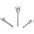 Kipp Kugelsperrbolzen mit Ringgriff D1=10, L=50, selbstsichernd Edelstahl