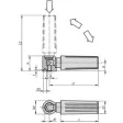 Kipp Novo.Grip Sicherheits-Zylindergriff Gr. 1 M4