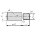 Kipp Auflagebolzen 10x25