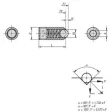 KIPP D=M20 FEDERNDES DRUCKSTÜCK STANDARD