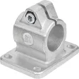 KIPP ROHRVERBINDER MIT FLANSCH ALUMINIUM