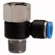 Riegler L-Steckverschraubung »Blaue Serie« drehbar Rc/R3/8