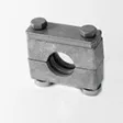 Stauff Komplettschelle Gr. 3, 8 mm Schwere Baureihe, Aluminium