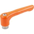 Kipp Flachklemmhebel Gr. 3 M10 Edelstahl