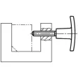 Kipp T-Griff A=40 M5