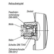 Kipp Novo.Grip Handrad Sicherheitszyl. Griff Gr. 1, D1=80, D=8h7