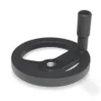 Ganter Speichenhandräder, Schwarz, Kunststoffbeschichtet GN324-160