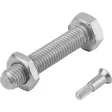 Kipp Gewindespindel M12x120 für Stellfuss, Eco-Line, Edelstahl