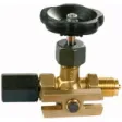 Riegler Manometer-Absperrventil Zapfen-Spannmuffe Messing