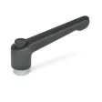 Ganter Klemmhebel, Griff Schwarz, Knopf Schwar GN303.2-30