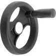 KIPP 2-SPEICHENHANDRAD D1=198 PASSBOHRUNG