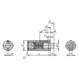 KIPP D=M12 FEDERNDES DRUCKSTÜCK STANDARD