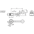 KIPP SPANNHEBEL FLACH GR. 3
