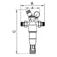 Riegler Rückspülfilter mit Druckregler inkl. Manometer
