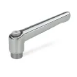 Ganter Verstellbare Klemmhebel, Edelstahl, Verchromt GN300.1-30