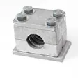 Stauff Komplettschelle Gr. 9, 159 mm Schwere Baureihe, Aluminium