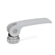 Ganter Exzenterspanner GN927.4-101, Kunststoff-Auflagescheibe ohne Stellmutter, schwarz, RAL 9005