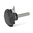 Ganter Sterngriffschrauben mit Verliersicherung GN6336.13-63