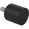 Kipp Gummi-Metall-Puffer Typ D D=15, H=6