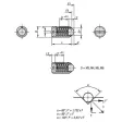 KIPP D=M08 FEDERNDES DRUCKSTÜCK STANDARD