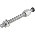 Kipp Gewindespindel M20x120 für Gelenkfuss, Edelstahl