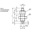 Kipp Arretierbolzen Gr. 5 Form F Arretierstift gehärtet