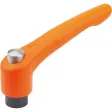 KIPP M06 KLEMMHEBEL MIT SCHUTZKAPPE GR. 2