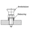Kipp Distanzring D=8 Edelstahl D1=11mm, L=3mm