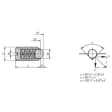 KIPP D=M10 FEDERNDES DRUCKSTÜCK STANDARD