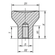 KIPP PILZKNOPF GR. 1 D=M04