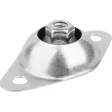 KIPP GUMMI-METALL-DECKENELEMENT INNENGEWINDE