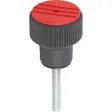 Kipp Drehmoment-Rändelknopf Gr. 2 M6x30 Deckel verkehrsrot