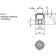 Kipp Pendelauflage Form F mit O-Ring D3=M4, L=12