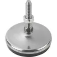 Kipp Stellfuss Form A Edelstahl D=80, M12x50