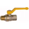 Riegler Kugelhahn DIN EN 331, DVGW, Messing vernickelt