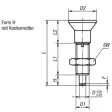 KIPP ARRETIERBOLZEN OHNE RASTNUT GR. 0