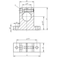 Norelem Wellenbock Standard Aluminium, D=20