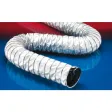 Norres Elektrisch leitfähiger Absaug- und Gebläseschlauch CP PTFE/GLASS-INOX 471 EC