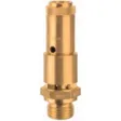 Riegler Sicherheitsventil DN 10, Messing, G3/4 Ansprechdruck 0,7 bar