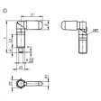 KIPP M10 FORM:C SPERRRIEGEL MIT ANSCHLAG