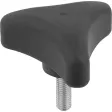 Kipp Dreisterngriff ergonomisch D1=80, M10x50