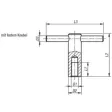 KIPP KNEBELMUTTER FESTER KNEBEL D1=M20 STAHL