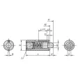 KIPP D=M12 FEDERNDES DRUCKSTÜCK STANDARD